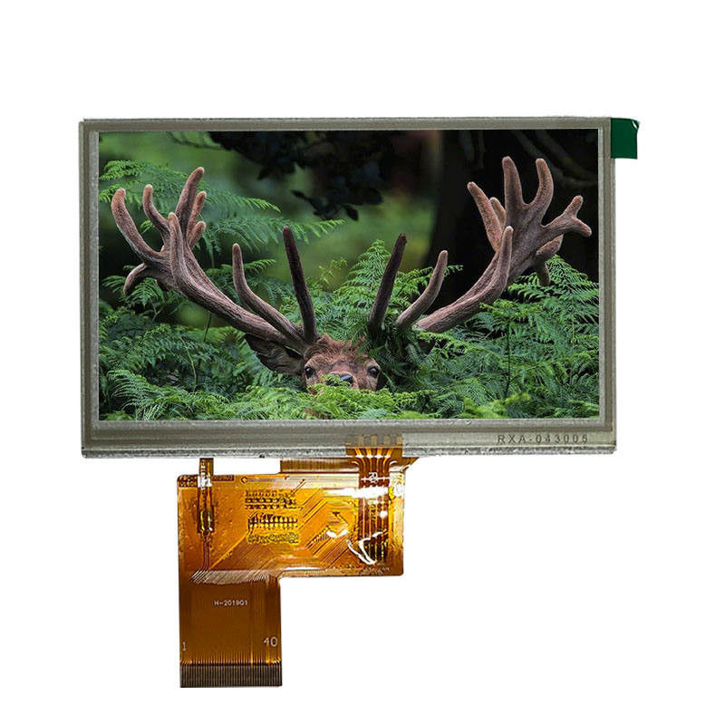 ST7282 IC TFT Capacitive Touchscreen 4.3Inch With 0.111 W ×0.111 H Mm Dot Pitch